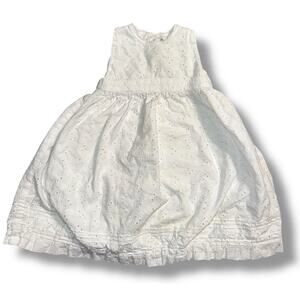 baby DKNY white eyelet dress